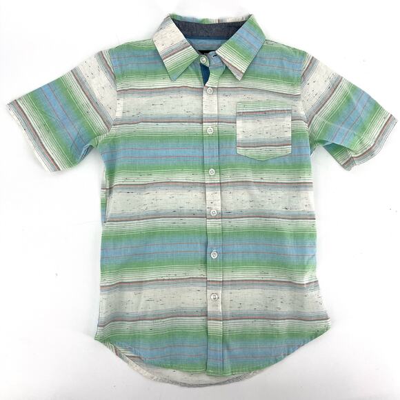 Univibe NWT Big Boys Cotton button down shirt in Bone (Small) - Picture 1 of 6